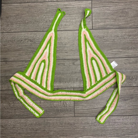 CROCHET HALTER NECK TOP - Picture 5 of 5